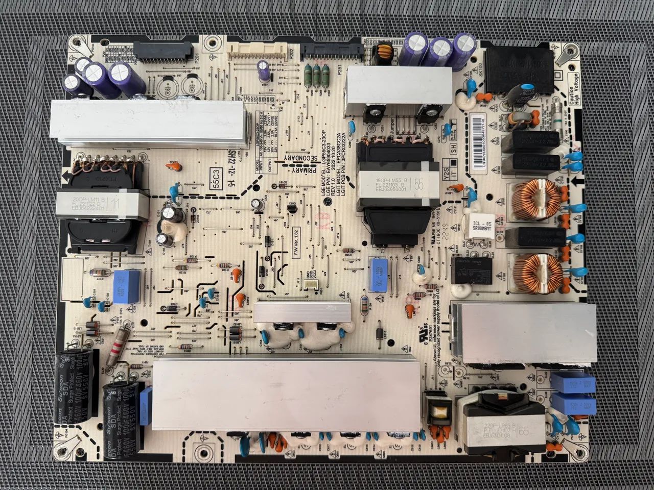 Placas TV LG OLED C3 55 polegadas