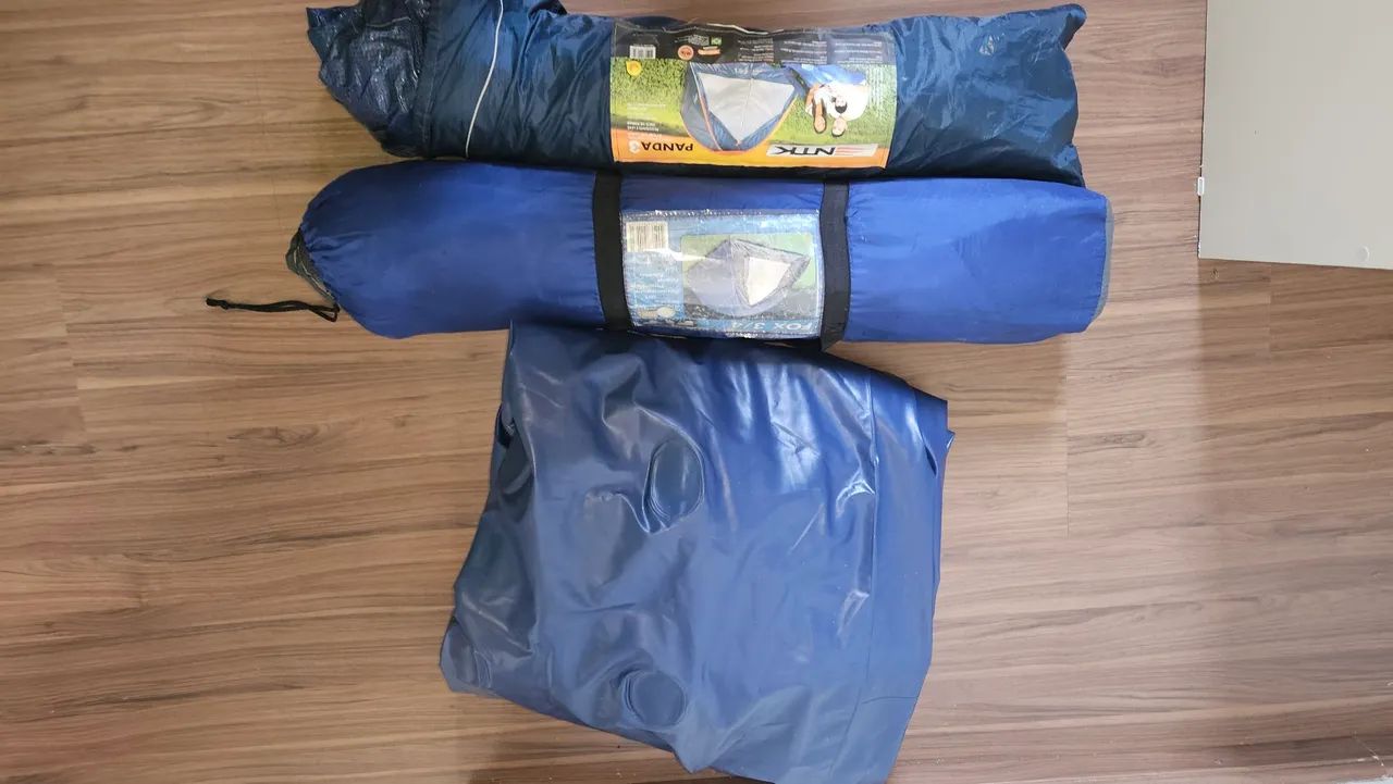 Barracas camping e colchão 