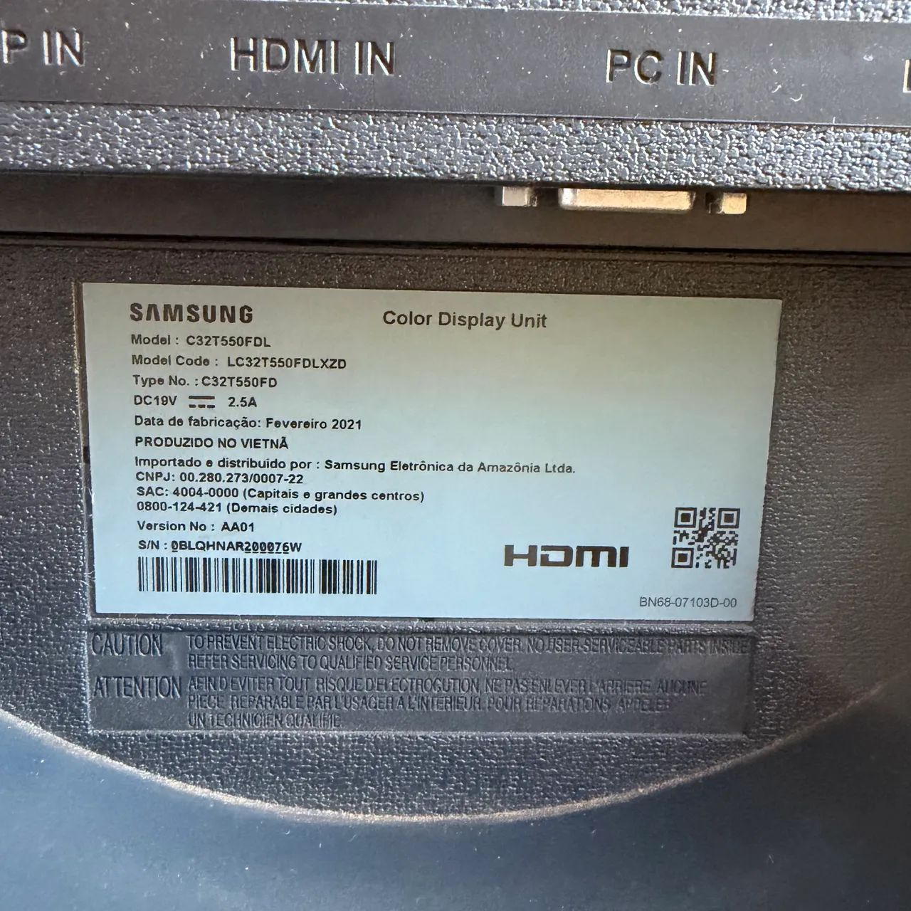Monitor Samsung 32? - Tela curva  - Foto 3