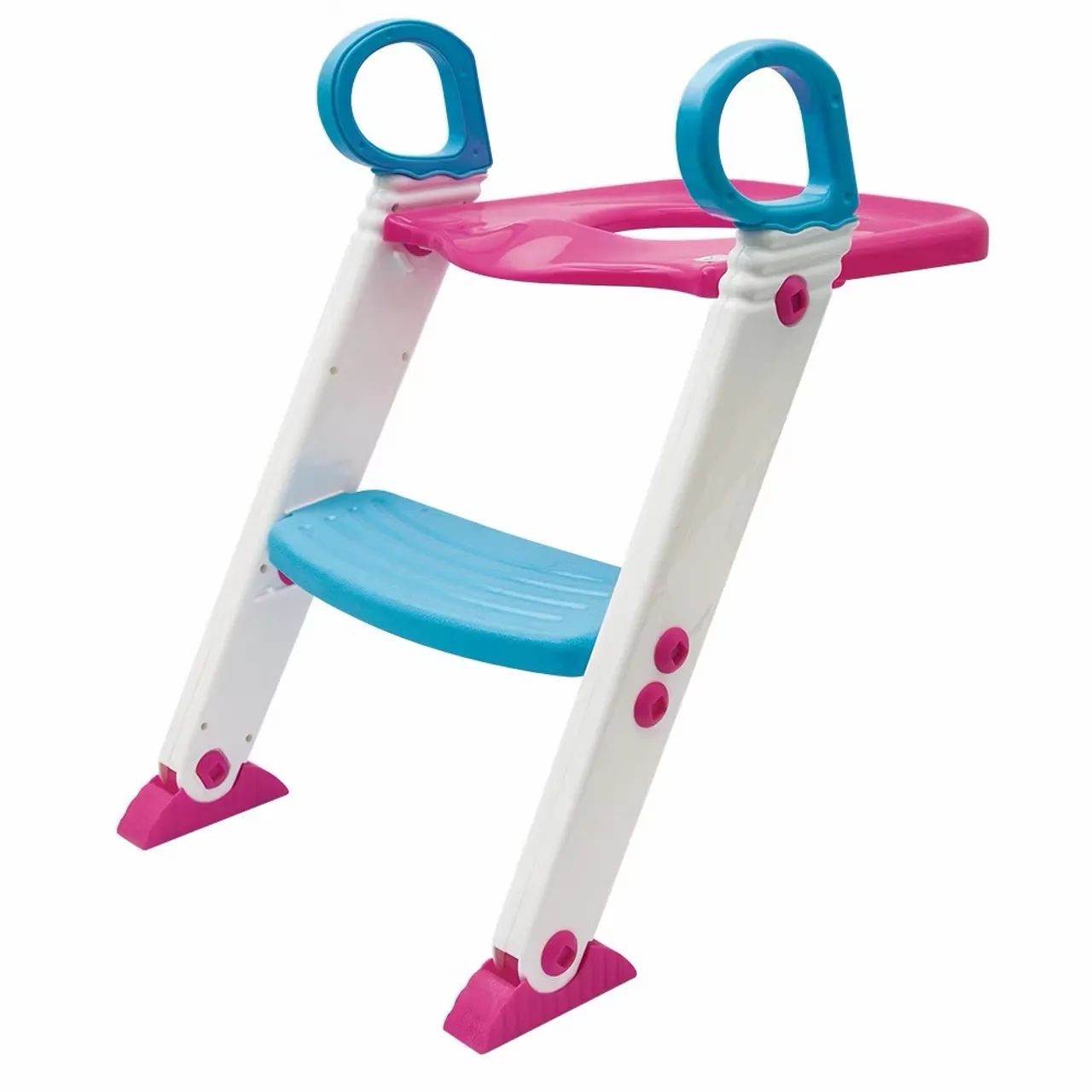 Assento Redutor Infantil com Escada - Rosa - Buba - Foto 5