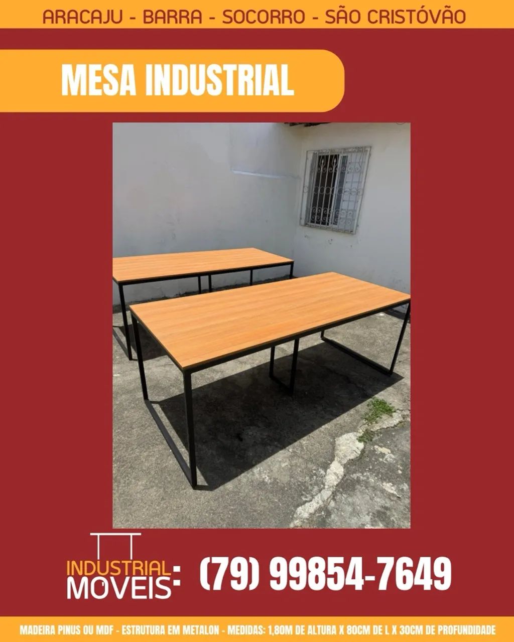 Mesa industrial 
