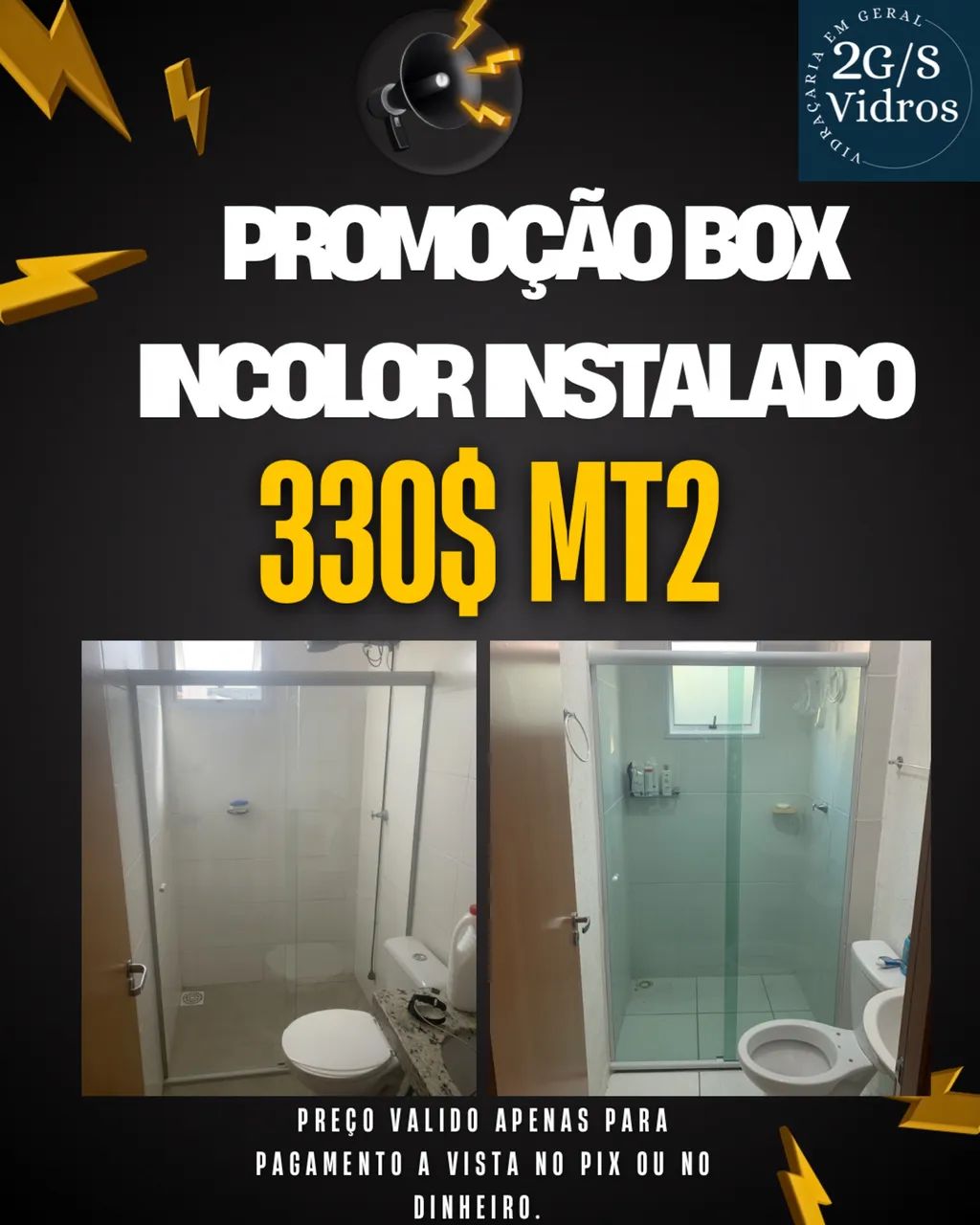 Box de banheiro instalado  - Foto 3