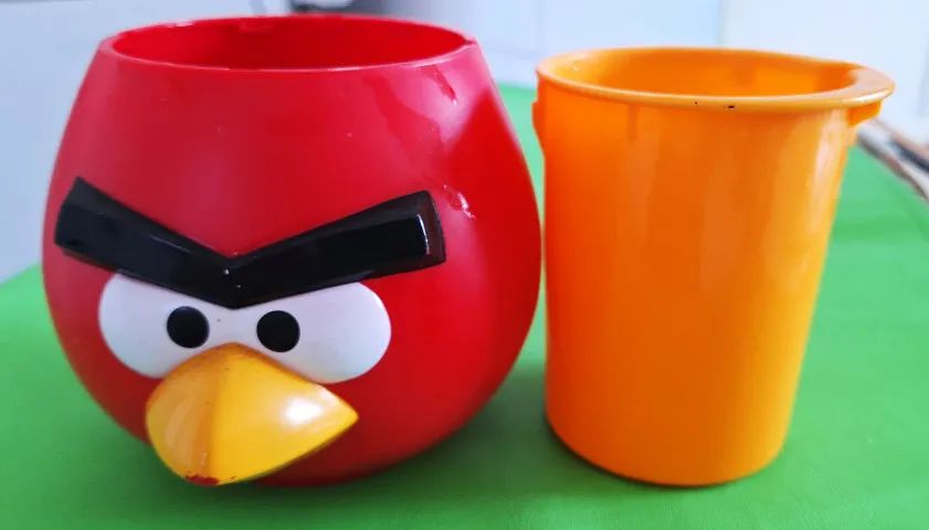 caneca  do Angry Birds Red  colecionavel 2015 - Foto 2