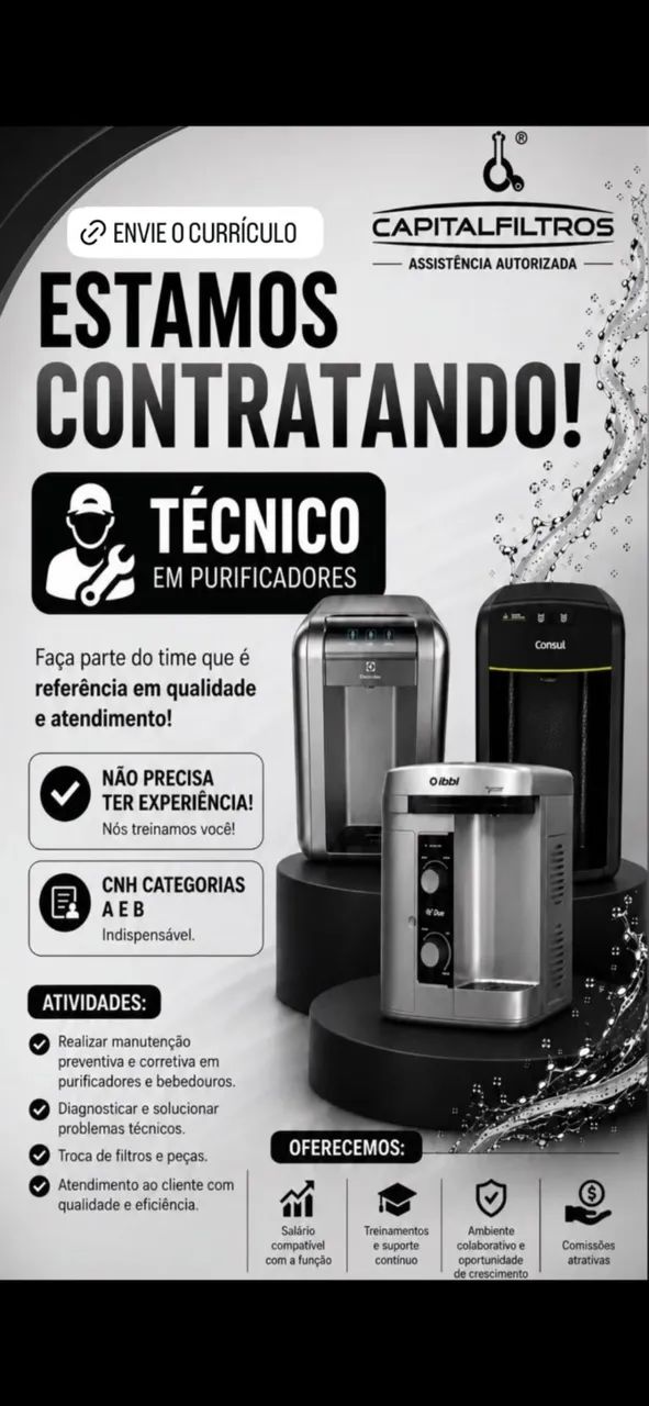 Técnico em purificadores