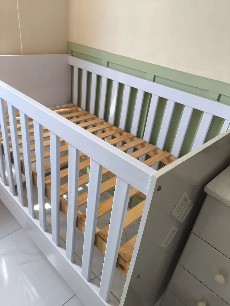 Berço americano 3 em 1, nunca foi usado apenas montado.