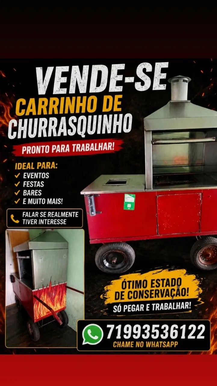Carrinho de churrasco 