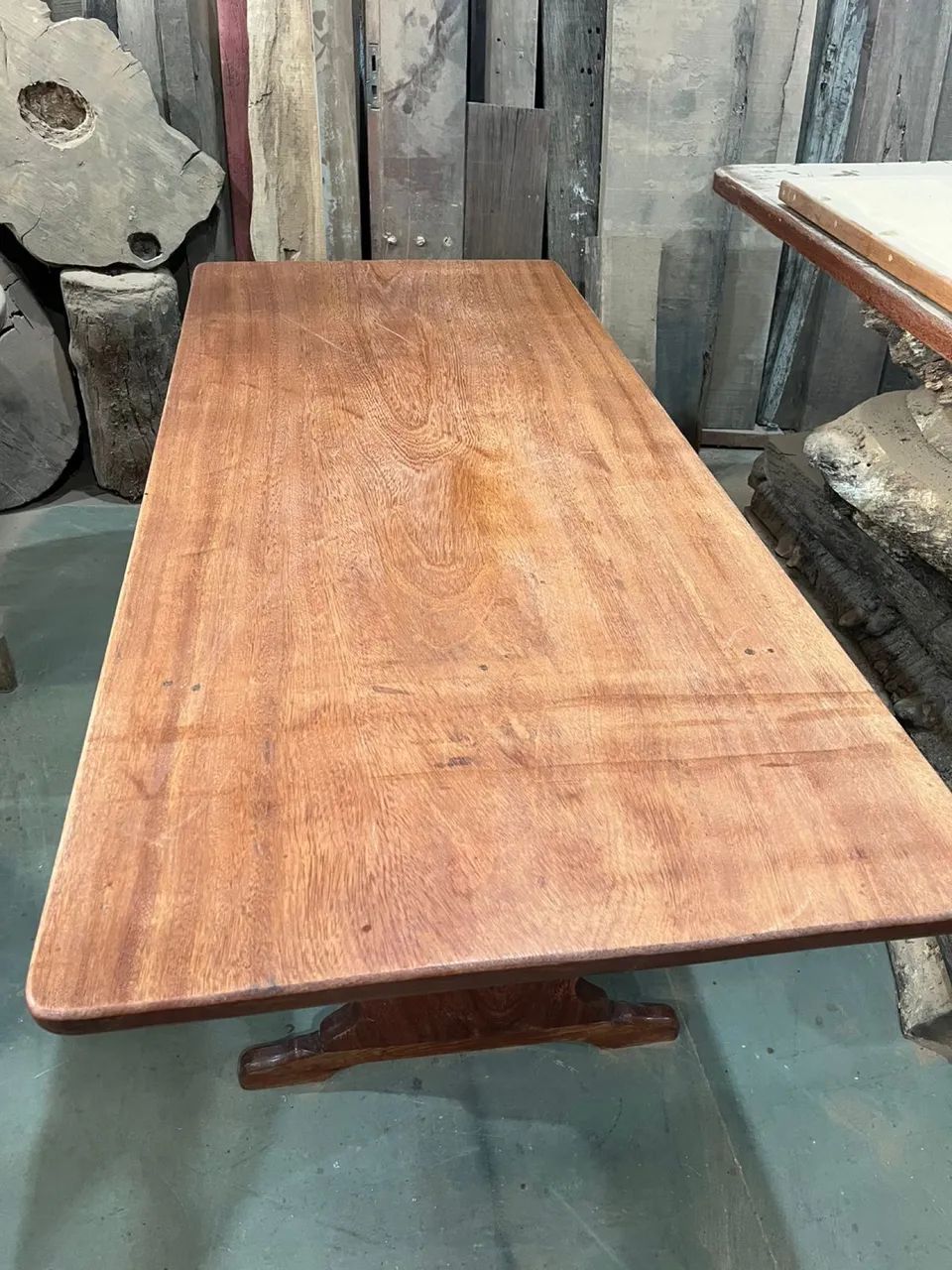 Mesa de madeira maciça prancha unica - Foto 2