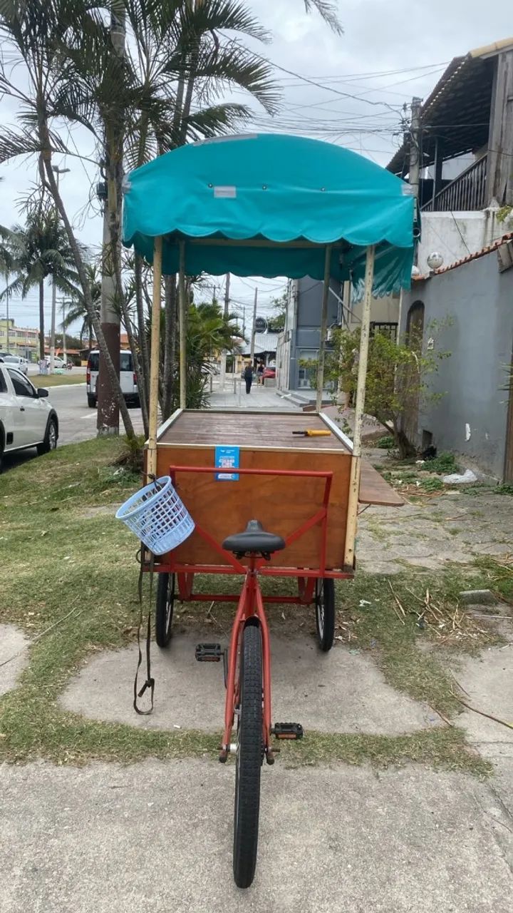 Carrinho de Vendas com Bicicleta - Foto 2
