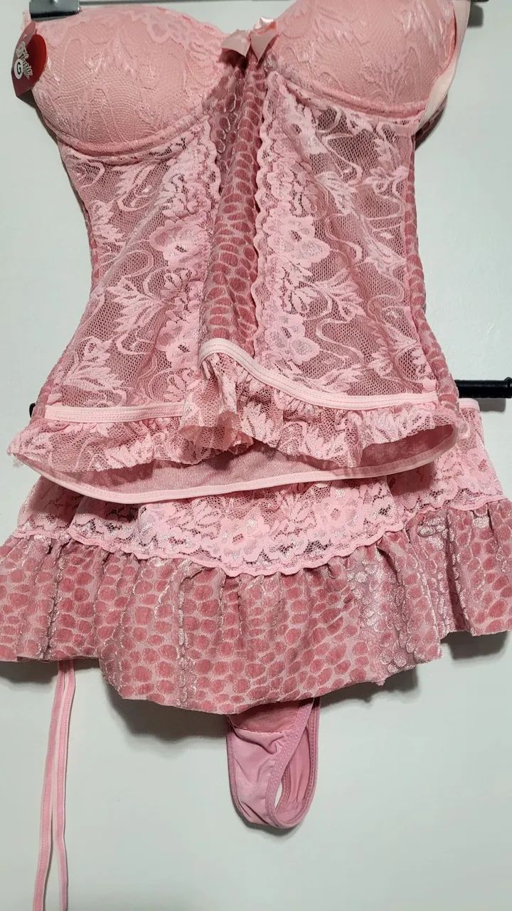 Lingerie com bojo nova Tam M/G