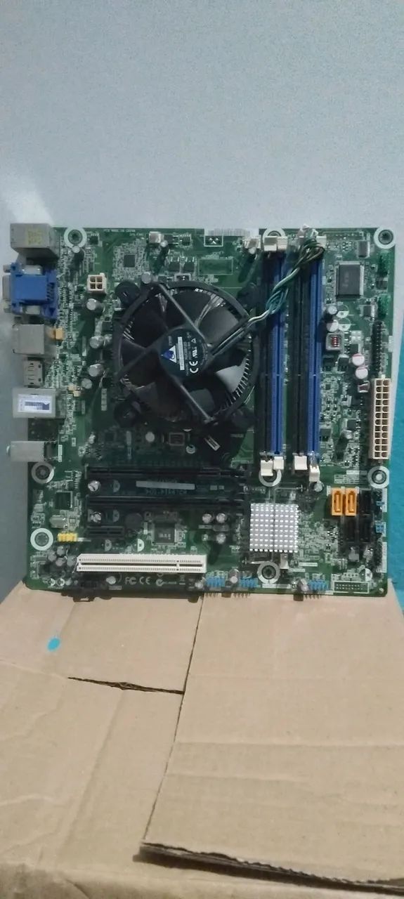 placa-mãe e placa de vídeo. A placa mãe tá com a bios corrompido e a de vídeo não funciona - Foto 5