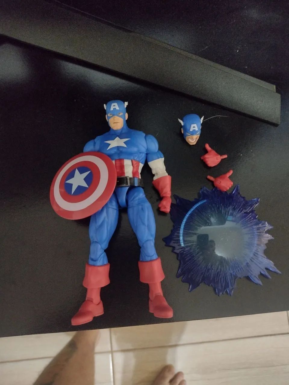 Capitão América gamerverse Marvel legends   - Foto 2
