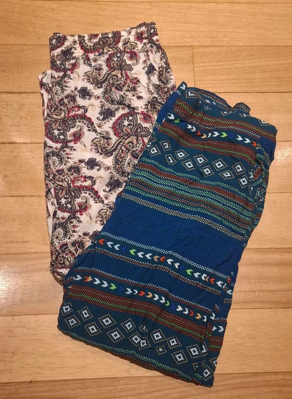 Kit com duas calças viscose - GG