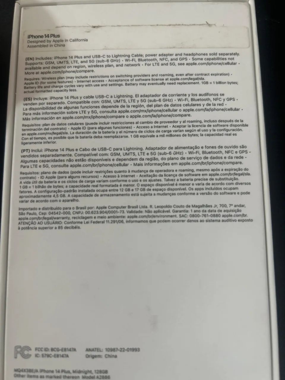 iPhone 14 Plus 128GB muito bom  - Foto 5