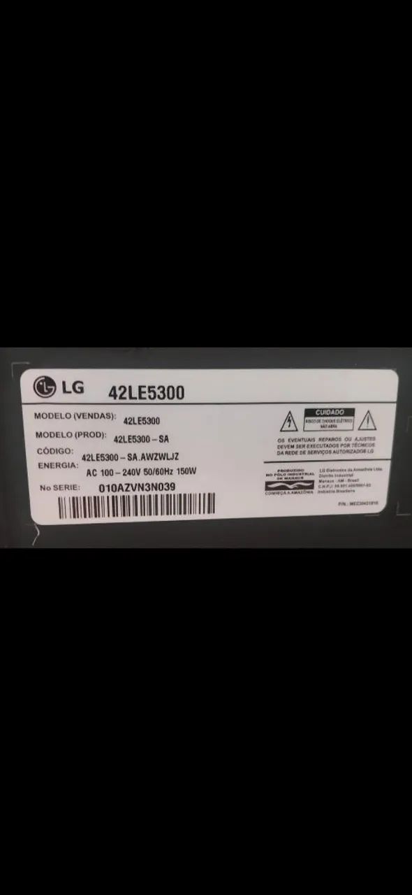 TV LG 42" NÃO É SMART  - Foto 2