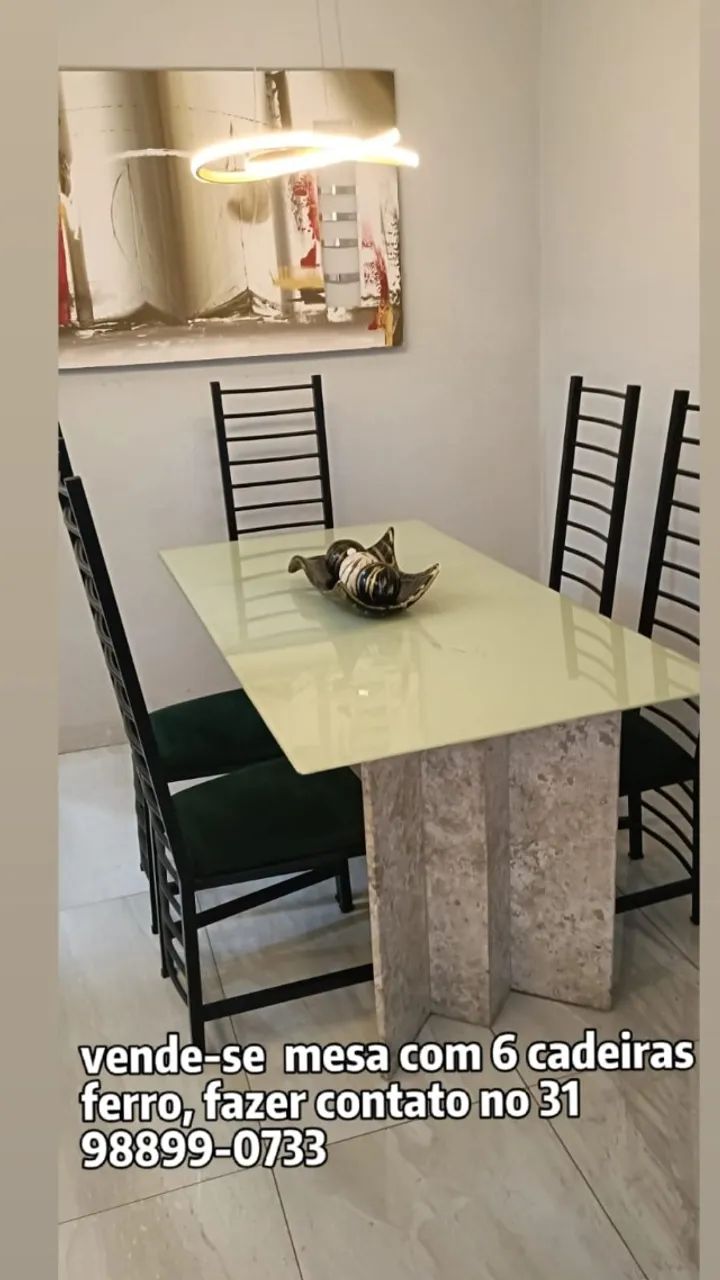 MESA DE JANTAR COMPLETA