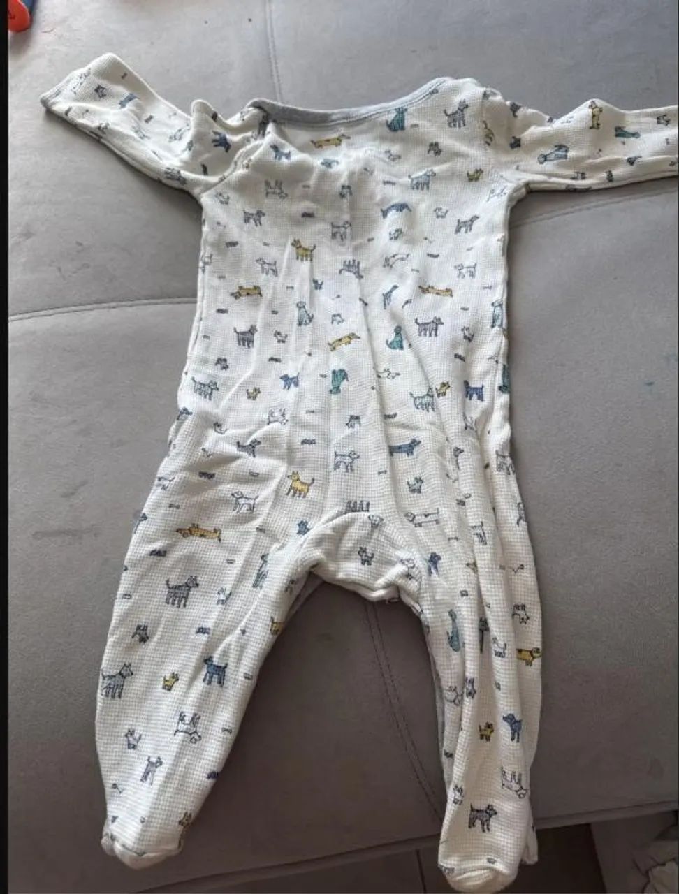Macacão Carters Infantil Branco 9m - Foto 4