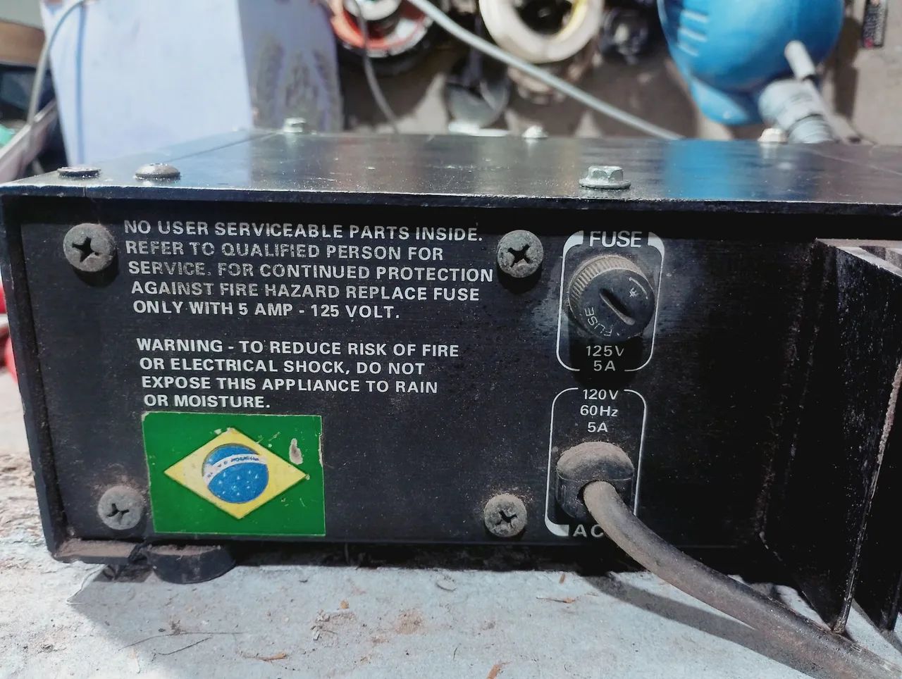 amplificador cabeçote para baixo meteoro 200w - Foto 5