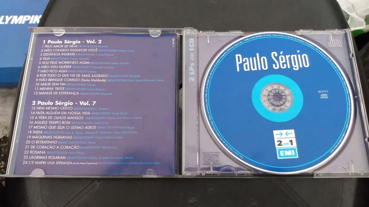 Cd original Paulo Sérgio ótimo estado.  - Foto 5