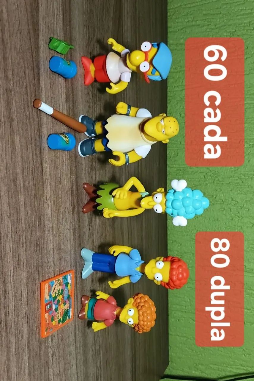 Coleção de Bonecos Os Simpsons Playmates Longjump - Foto 4