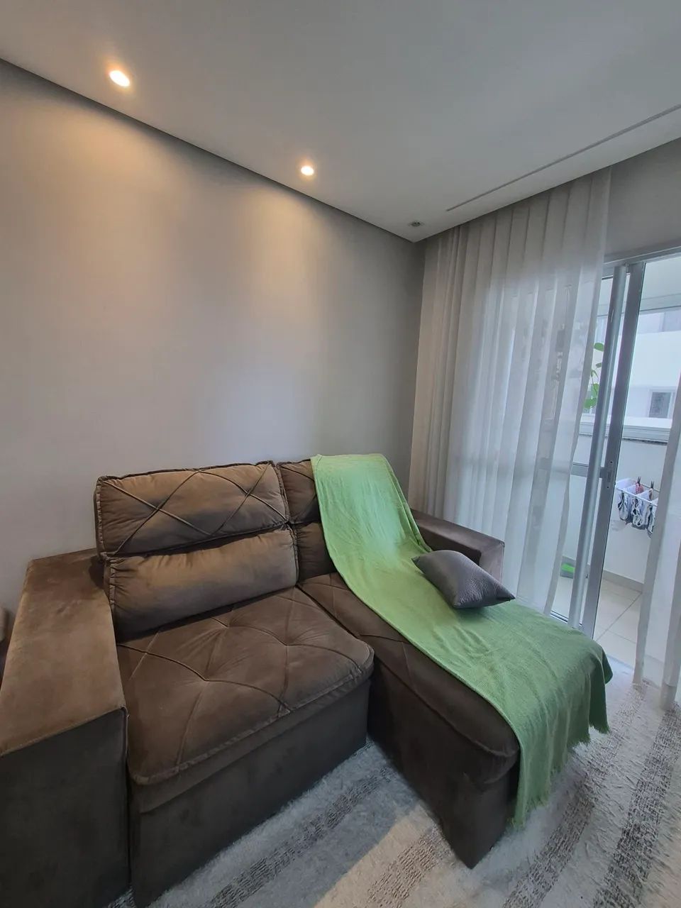 Sofá retrátil e reclináveis, 2 lugares , cinza/chumbo - Foto 4