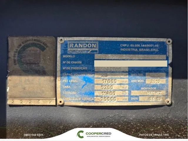 Bicaçamba Randon 2019/2019 25 M³ - Foto 4