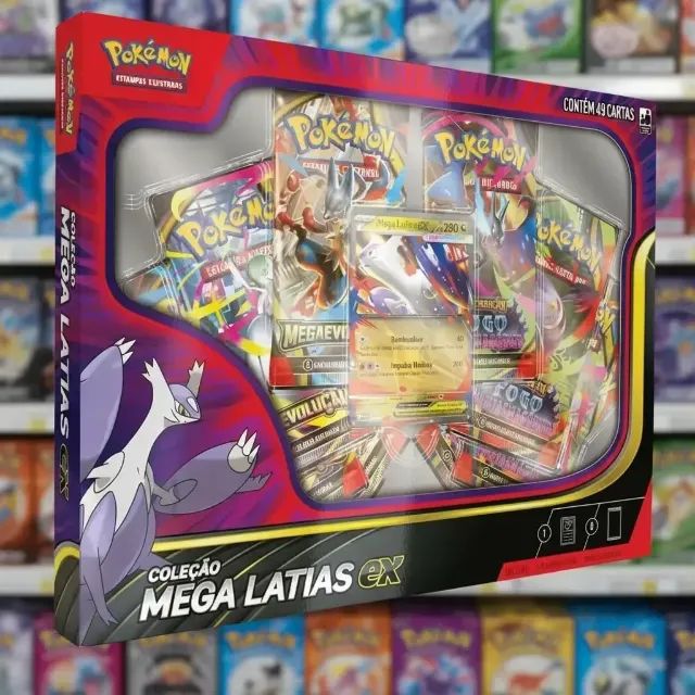 Copag Box pokémon Mega Latias EX LACRADO - Foto 3
