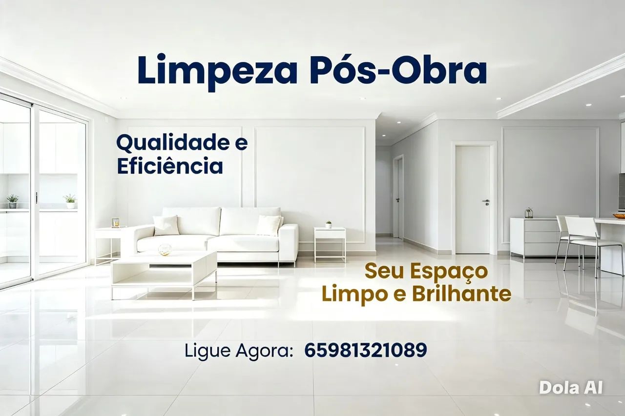 Limpeza pós obra