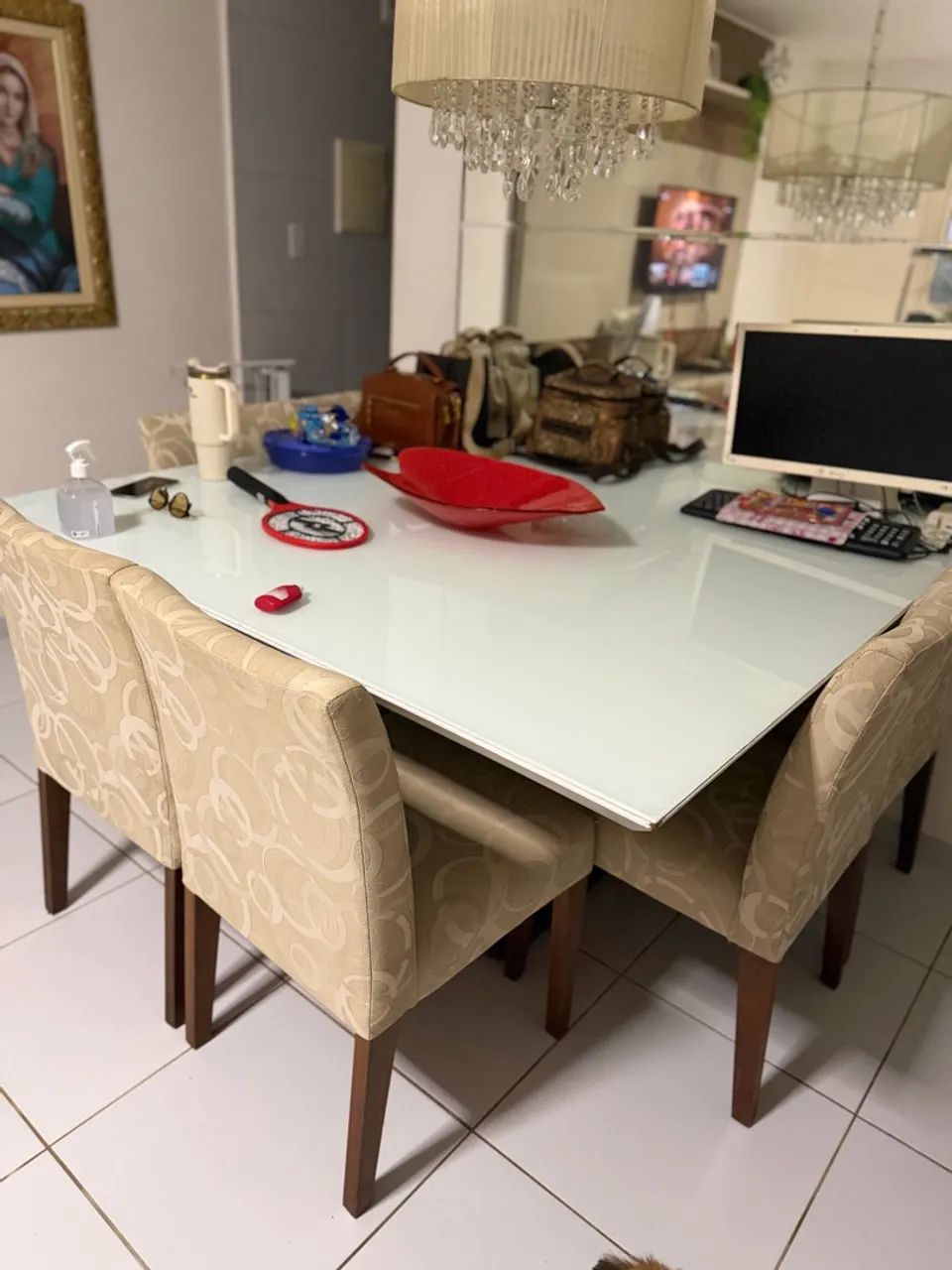 Conjunto de mesa com cadeiras - Foto 5
