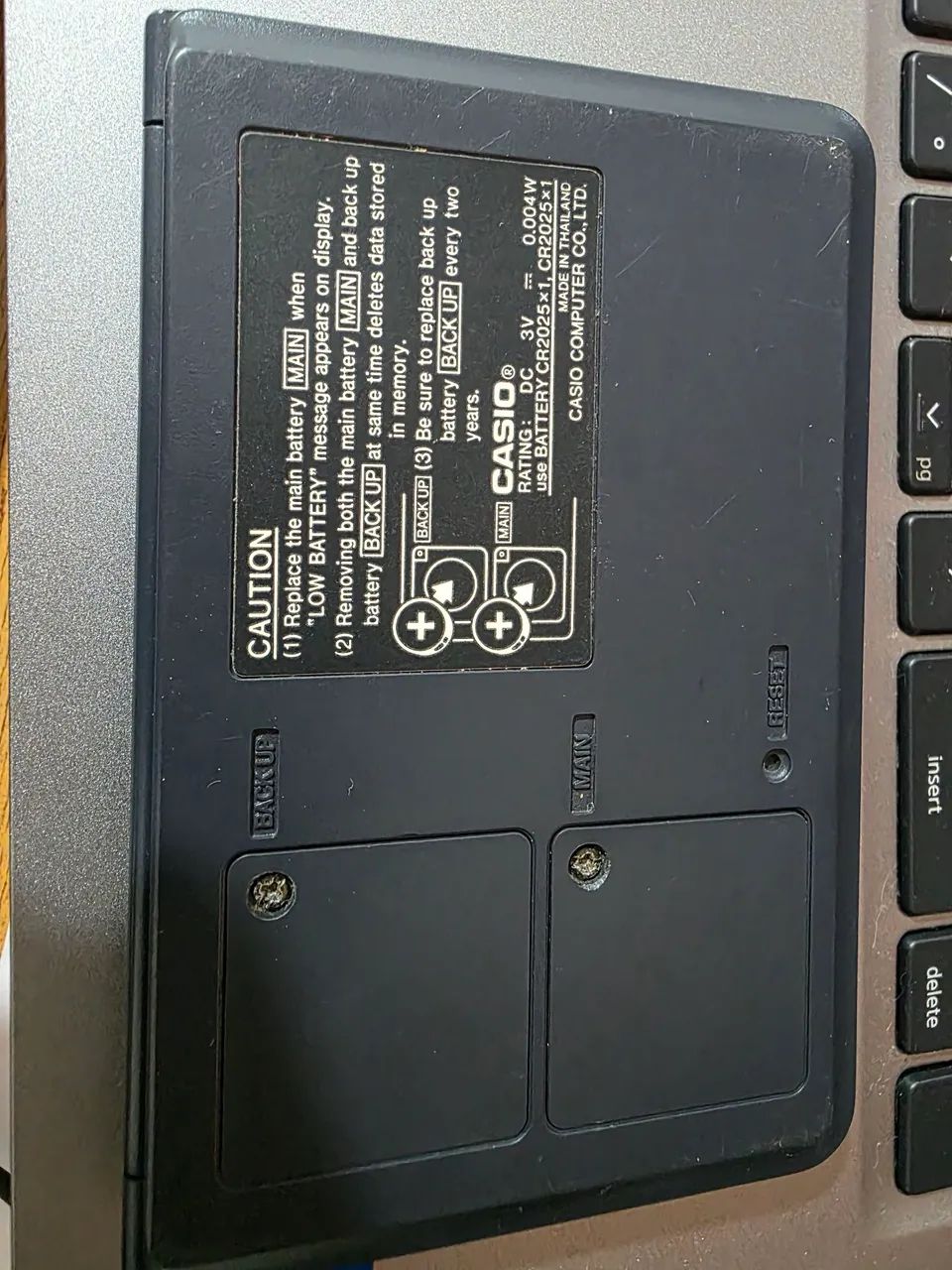 Mini Computador Casio DC-7500A<br>Data Bank 500 Colecionáveis - Foto 3