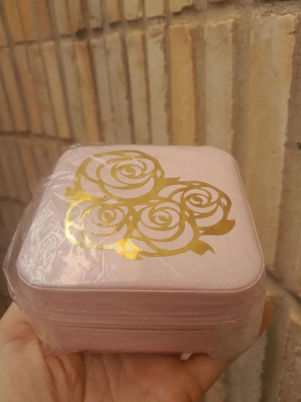 Mini porta-joias com aplique dourado  - Foto 2