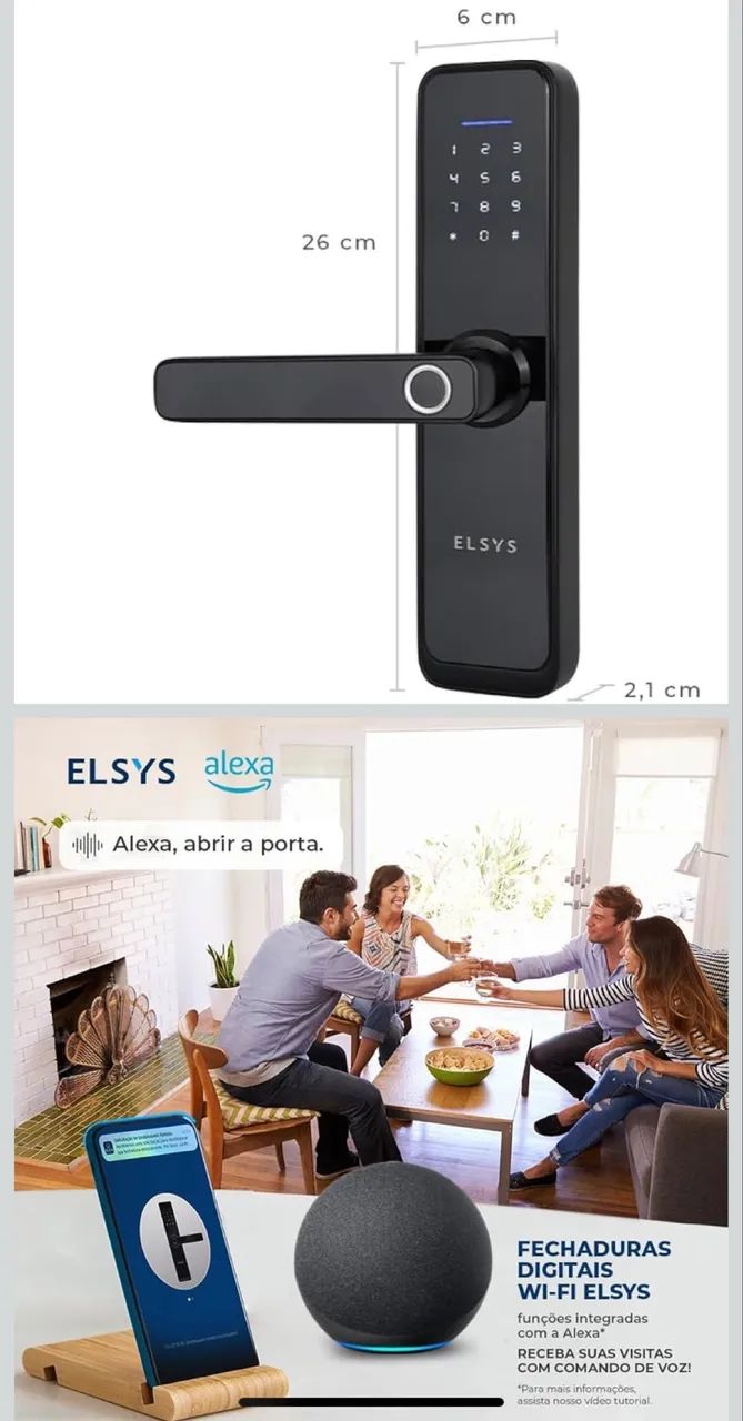 Fechadura digital wi-do de embutir ELSYS  - Foto 3