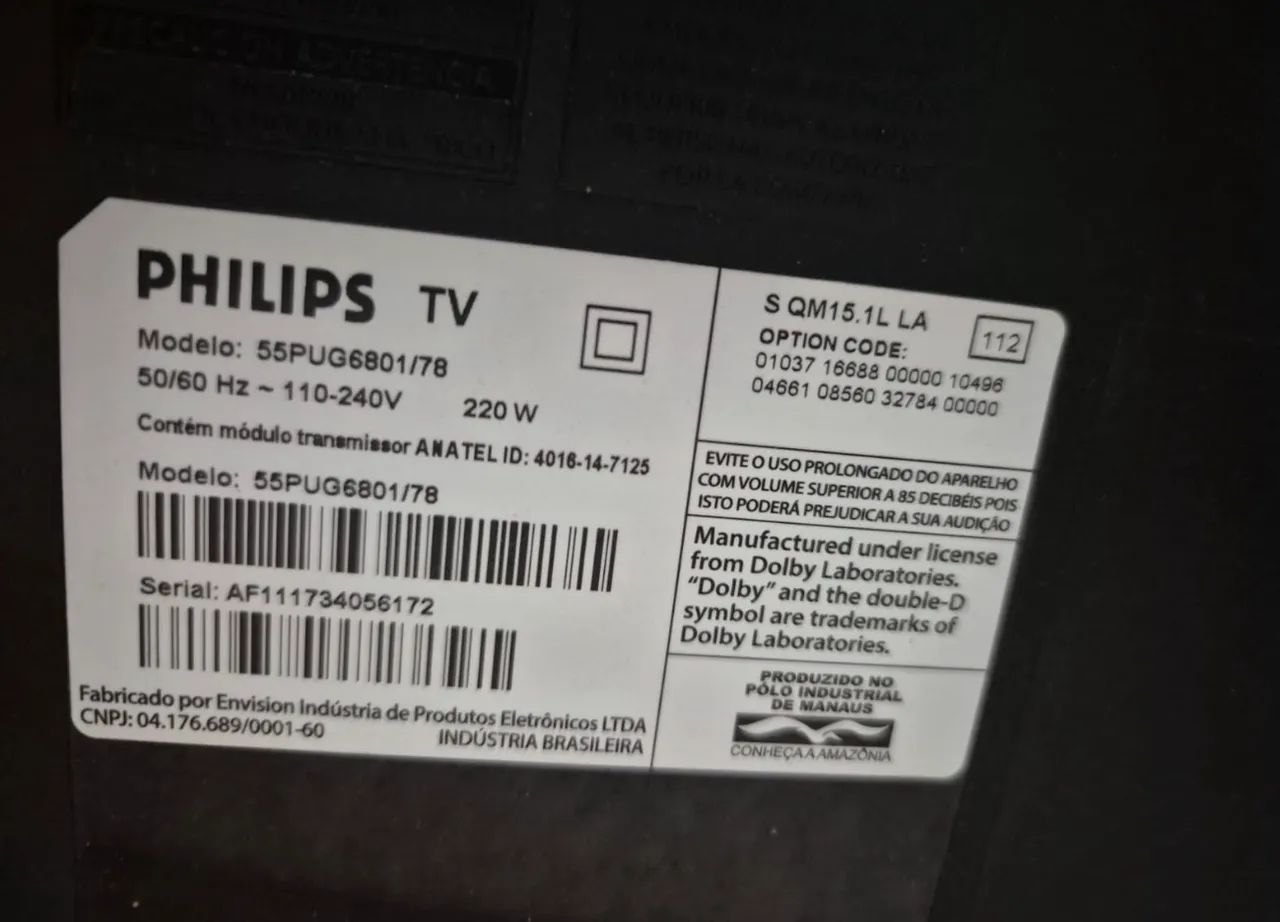 TV philips 55 polegadas - Foto 2