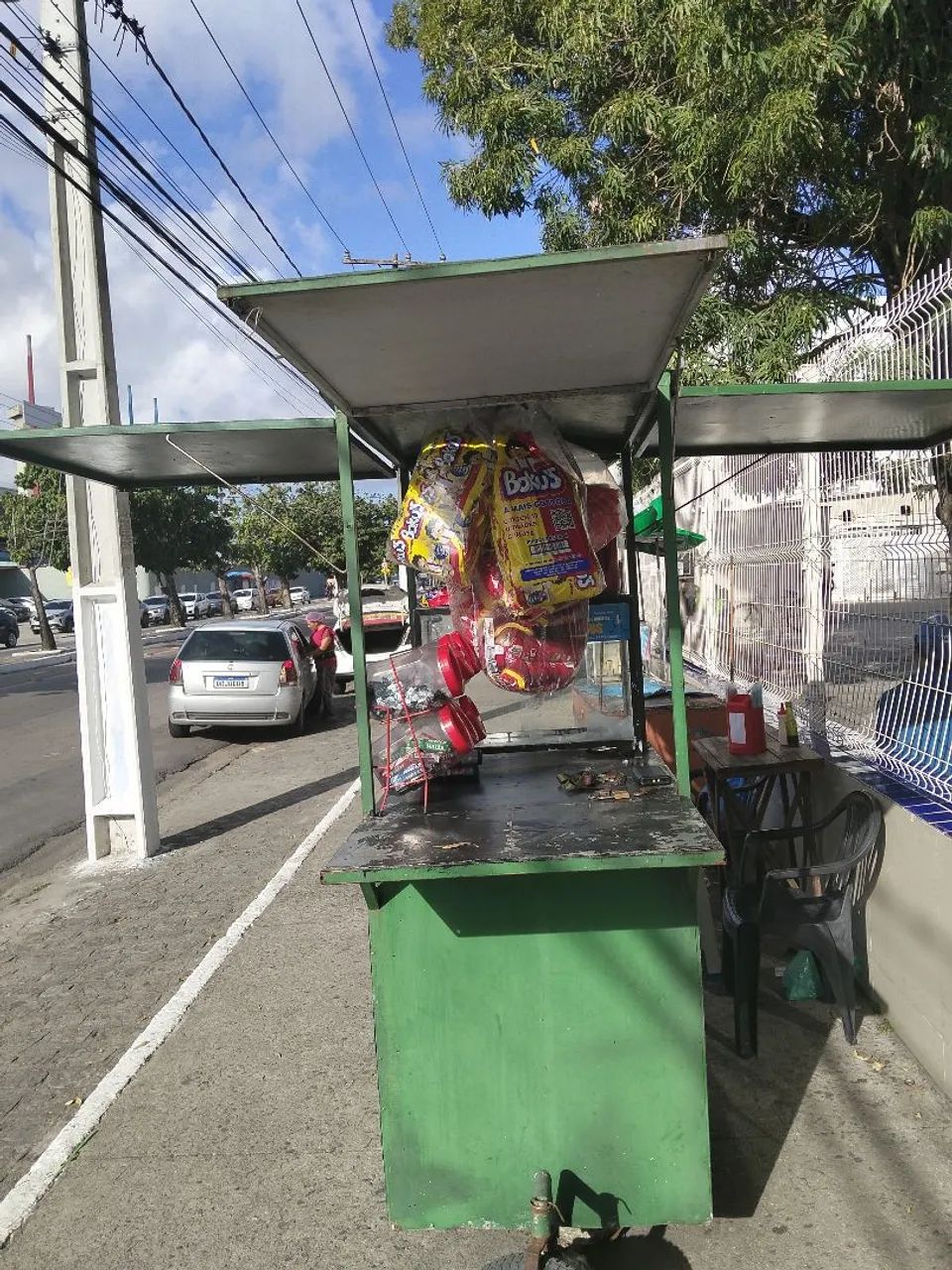 Carinho de lanche com ponto no H.G.E enfrente a vemenha - Foto 5