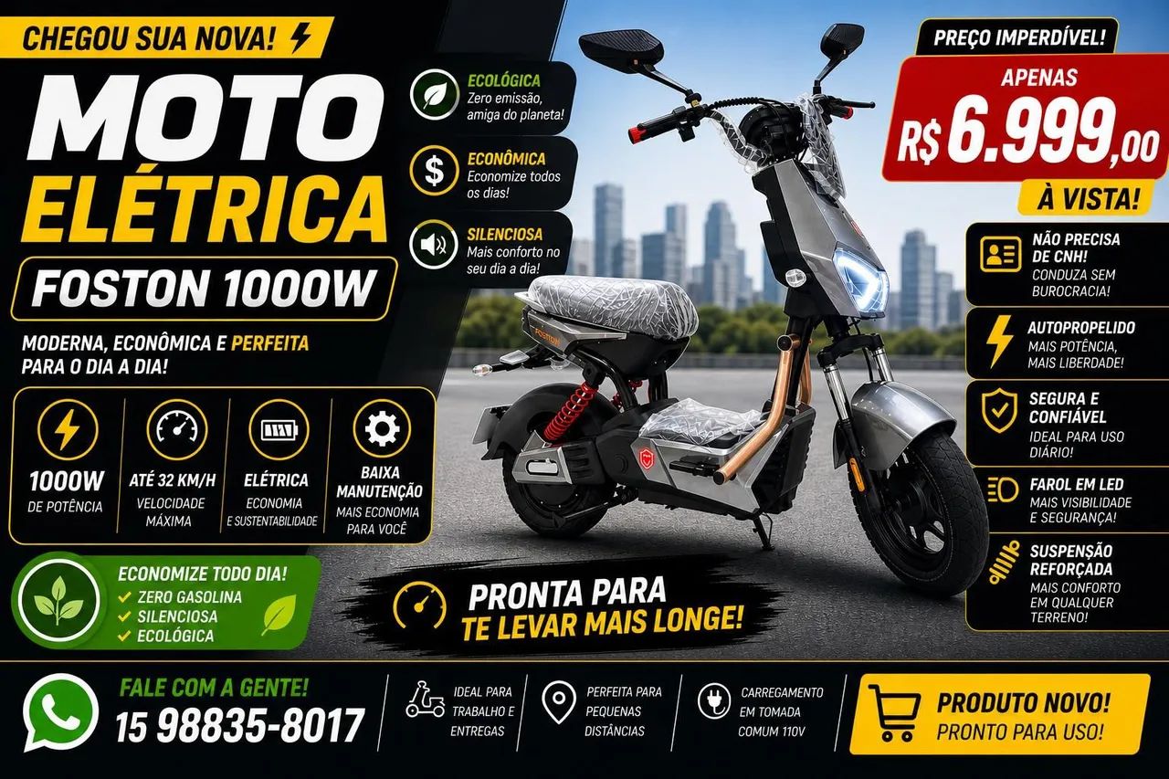 Autopropelido moto eletrica scooter 1000w