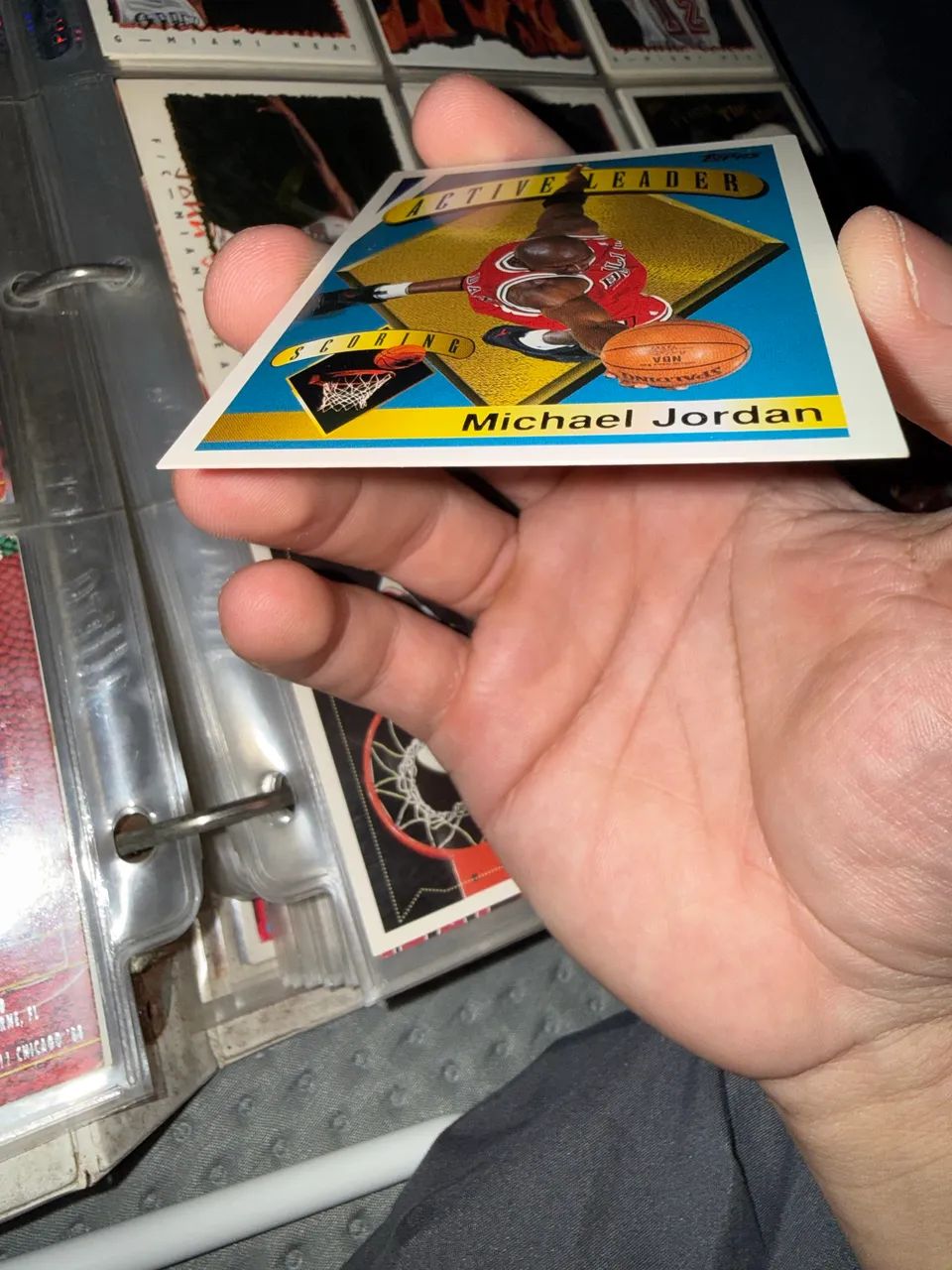 Michael Jordan Topps Active Leaders Scoring 1995 - Foto 4