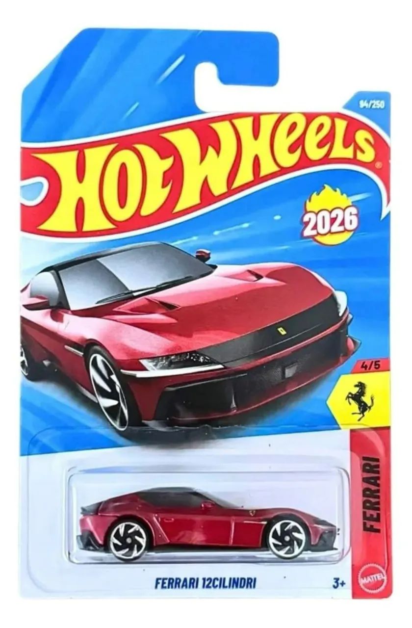 Hot Wheels Ferrari 12 Cilindris nova 2026 - Foto 4