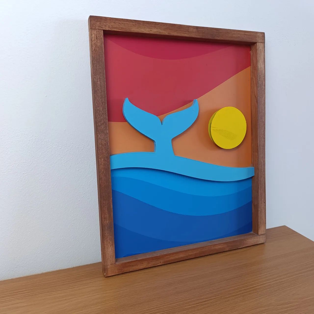 Quadro decorativo de baleia  - Foto 2