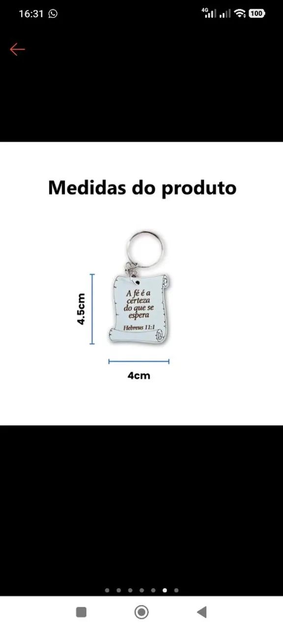 Kit fé chaveiro+ paçoca promoção imperdível!!!! - Foto 5