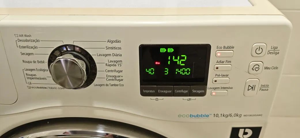 Lava e Seca Samsung 10,1kg Digital Inverter Eco Bubble - Foto 5