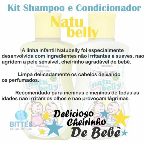 Colônia Infantil mais Shampoo e Condicionador Natubelly - Foto 4