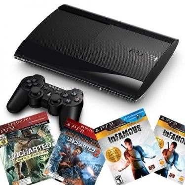 Playstation 4 Slim com 3 jogos grátis - Videogames - Menino Jesus