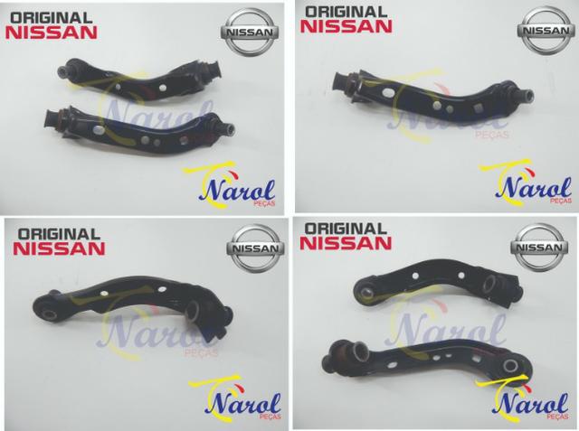 Braço Suporte Suspensão Nissan March, Versa, Tiida, Livina, Sentra, Kicks