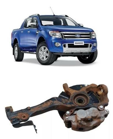 Montante Pinça e Cubo Ford Ranger 2.2 2013 2014 Xl Cd4 Lado Esquerdo