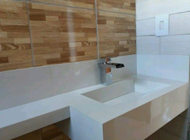 Pias esculpidas em porcelanato - Foto 3