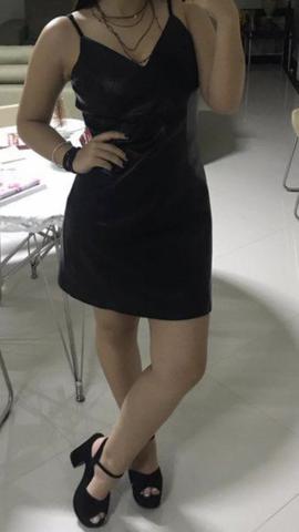 Vestido de Couro!