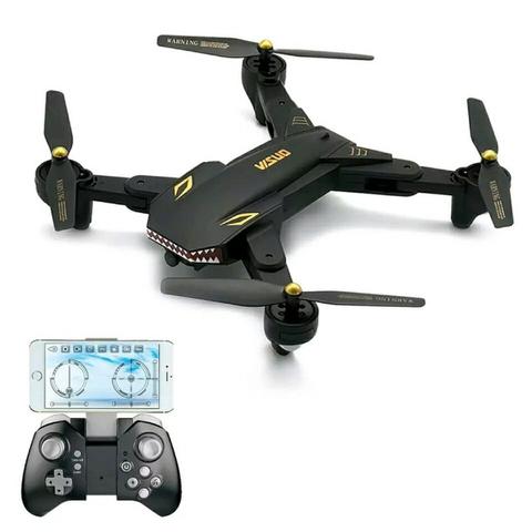 Drone Visuo XS809S com Wifi câmera 720p HD Black - Foto 2