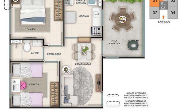 Reserva Real - Palácio de Versalhes - Apartamento 2 quartos em Ribeirão Preto, SP - ID3757 - Foto 8