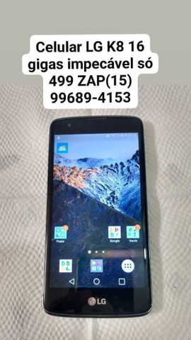 Celular LG K8 32 gigas novissimo