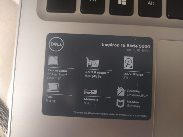 Notebook i7 8 geracao - Foto 4
