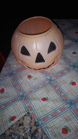 Cabeça de Abóbora de plástico boa.Leia a Descrição - Foto 2
